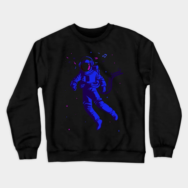 Cosmic sound Crewneck Sweatshirt by Markaryan